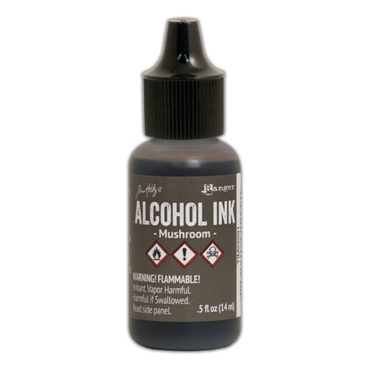 Alcohol Ink Mushroom