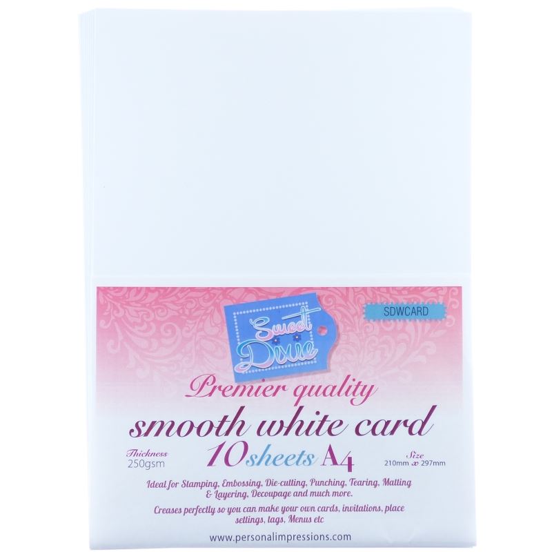 Premier Smooth White Card A4 x10