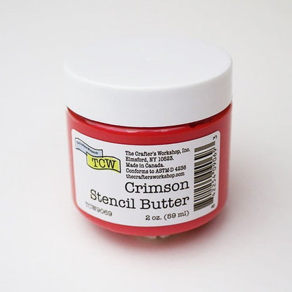 Crimson Stencil Butter 2oz