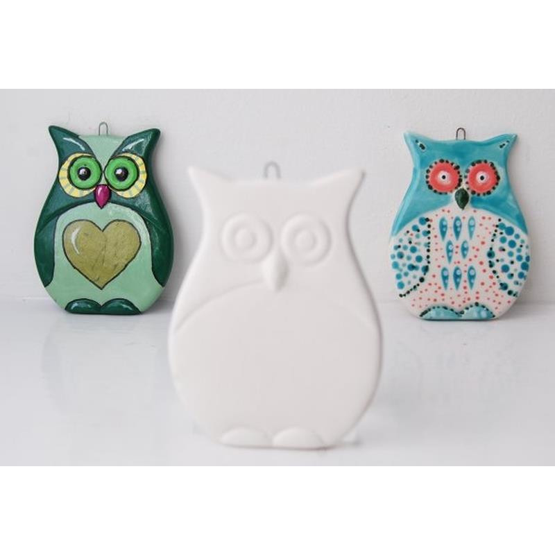 Owl Flat Decoration Box Quantity 12