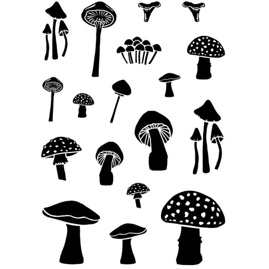 Tiny Toadstools A7 Clear Stamp Set