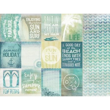 Sandy Toes - Beach Bum Sold in Packs of 10 Sheets