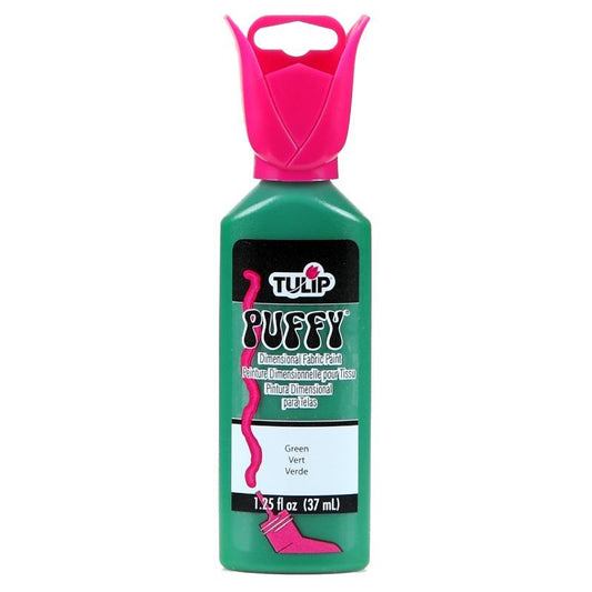 Tulip Puffy Green Dimensional Fabric Paint 1.25oz