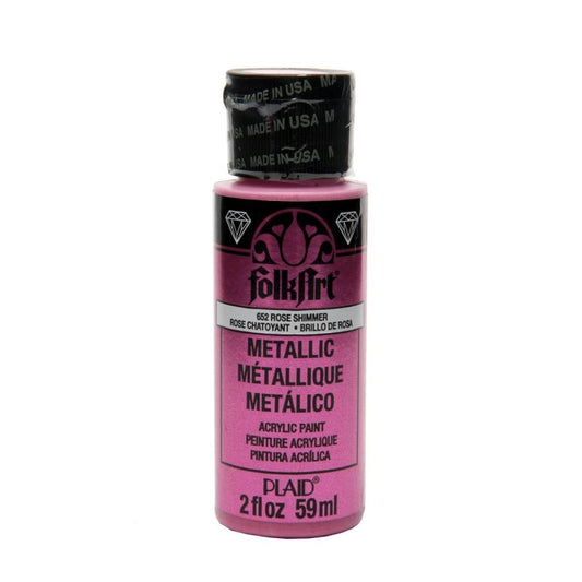 Rose Shimmer Metallic FolkArt 2oz