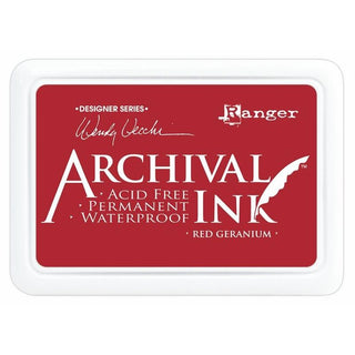 Archival Ink Pad Red Geranium