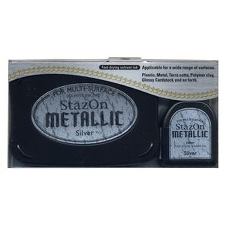 Silver - StazOn Metallic Ink Pad