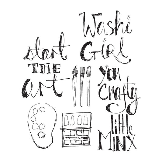 Crafty Minx Clear Stamps