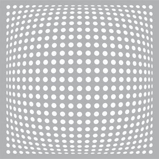 Square with Dots Mask Stencil
