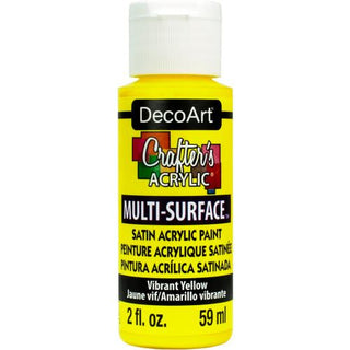DecoArt Vibrant Yellow Crafters Multi-Surface 2oz