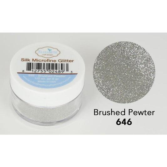 Brushed Pewter Glitter