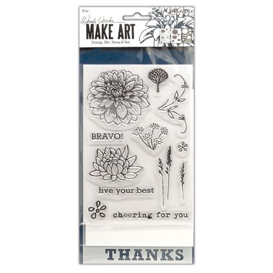 Stamp Die Stencil Set Bravo