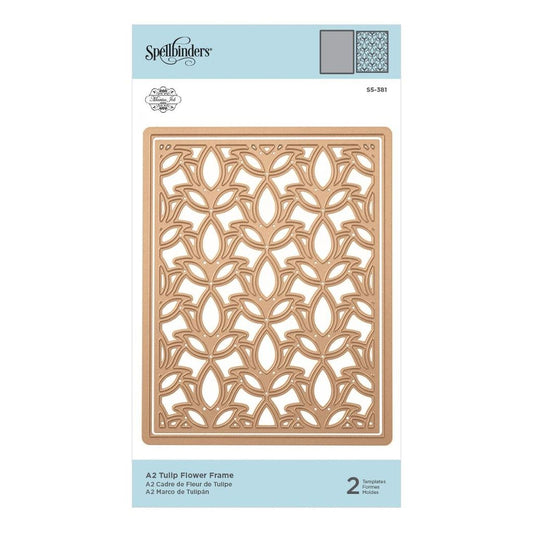 A2 Tulip Flower Frame Card Creator