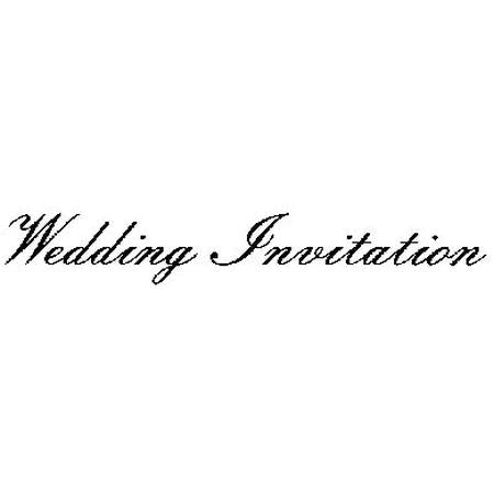 Wedding Invitation Script