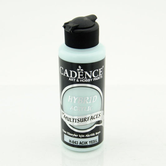 Light Green 120 ml Hybrid Acrylic Paint For Multisurfaces