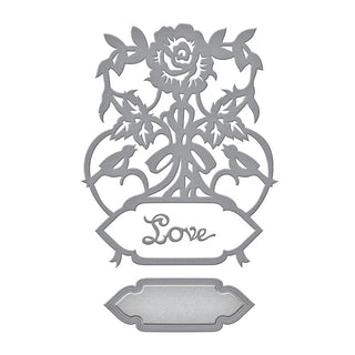 Rose Bird Topiary - Shapeabilities