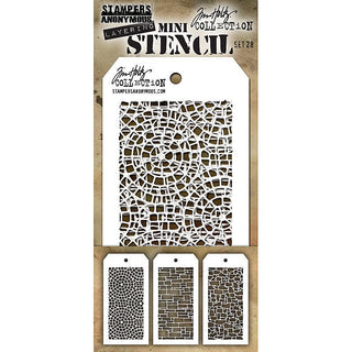 Tim Holtz - Mini Stencil Set 28