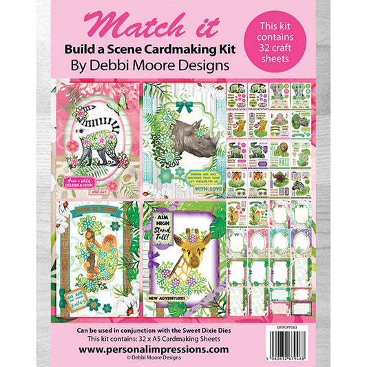 Match It  Floral Animals Cardmaking Kit with Forever Code