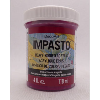 DecoArt Quinacridone Magenta 4oz Traditions Impasto Paint