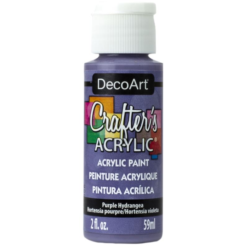 Purple Hydrangea Crafters Acrylic 2oz