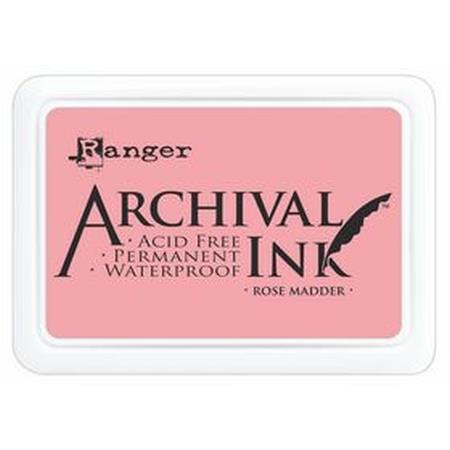 Archival Ink Pad Rose Madder