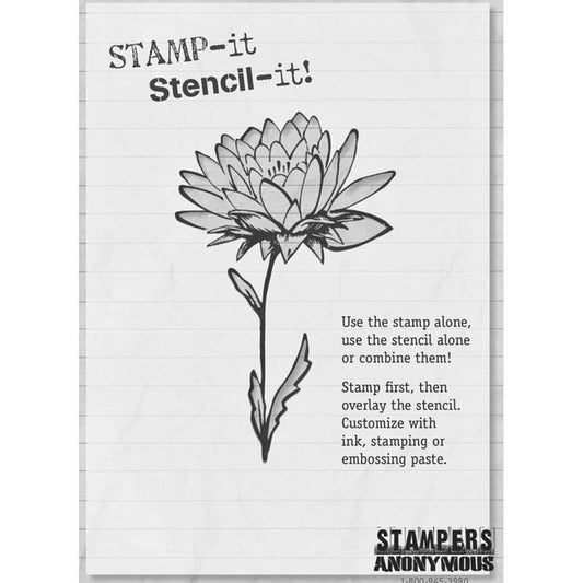 Perfect Peony - Stencil & Die