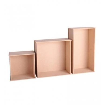 3 wall decoration boxes - single