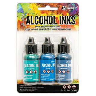Tim Holtz - Alcohol Ink 3 Pack Teal/Blue