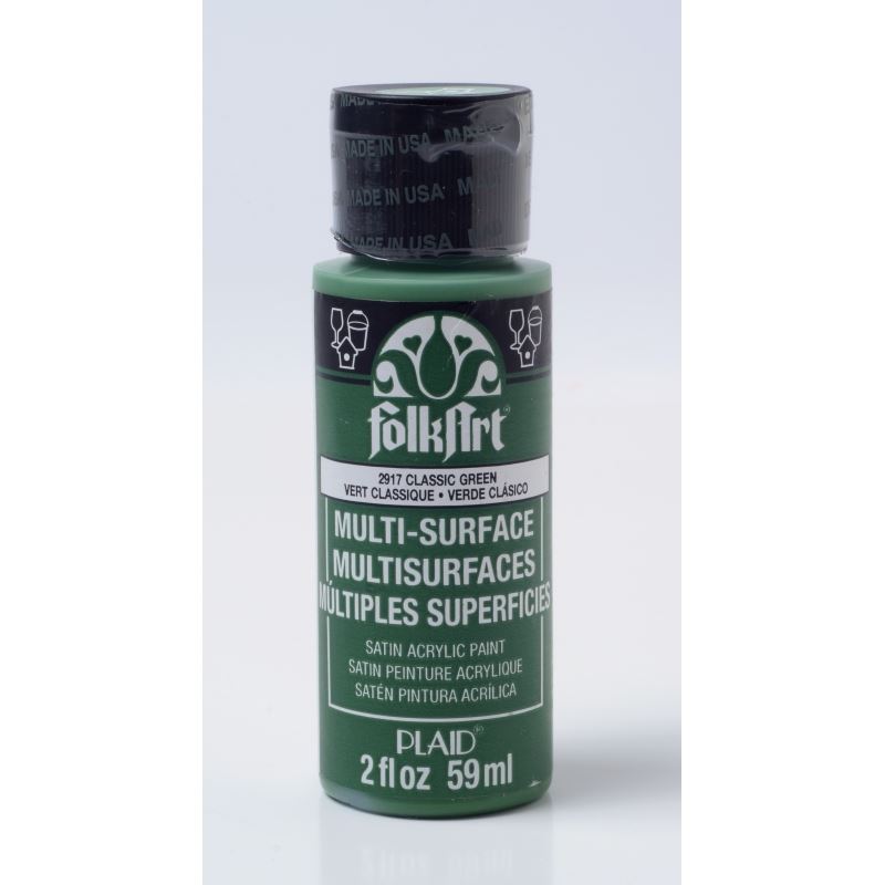 Classic Green  Folkart Multi-Surface 2oz