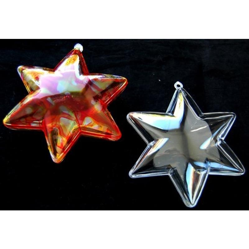 Transparent star 100mm x20pcs