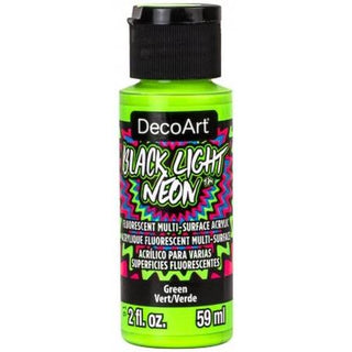 DecoArt Green Black Light Neon
