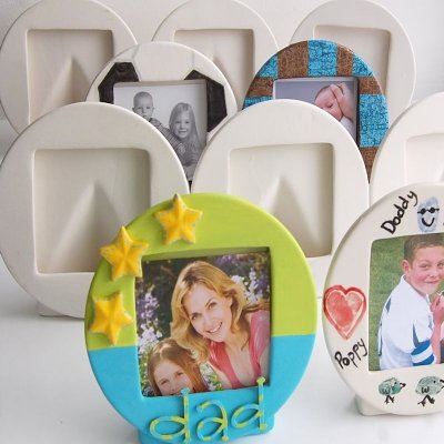 Round Photo frame w/PVC Box Quantity 6