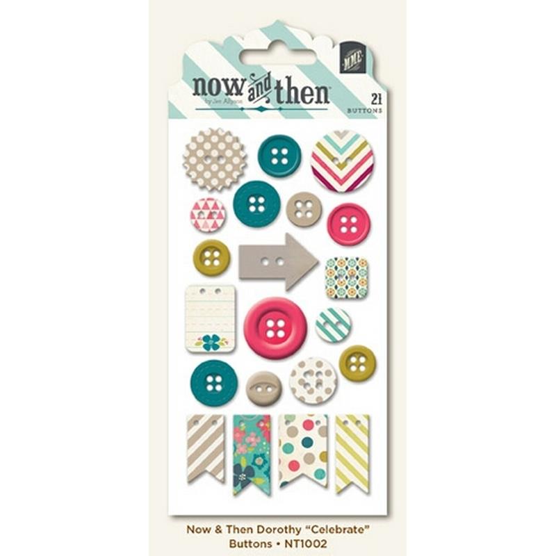 Celebrate Decorative Buttons Sold in Singles