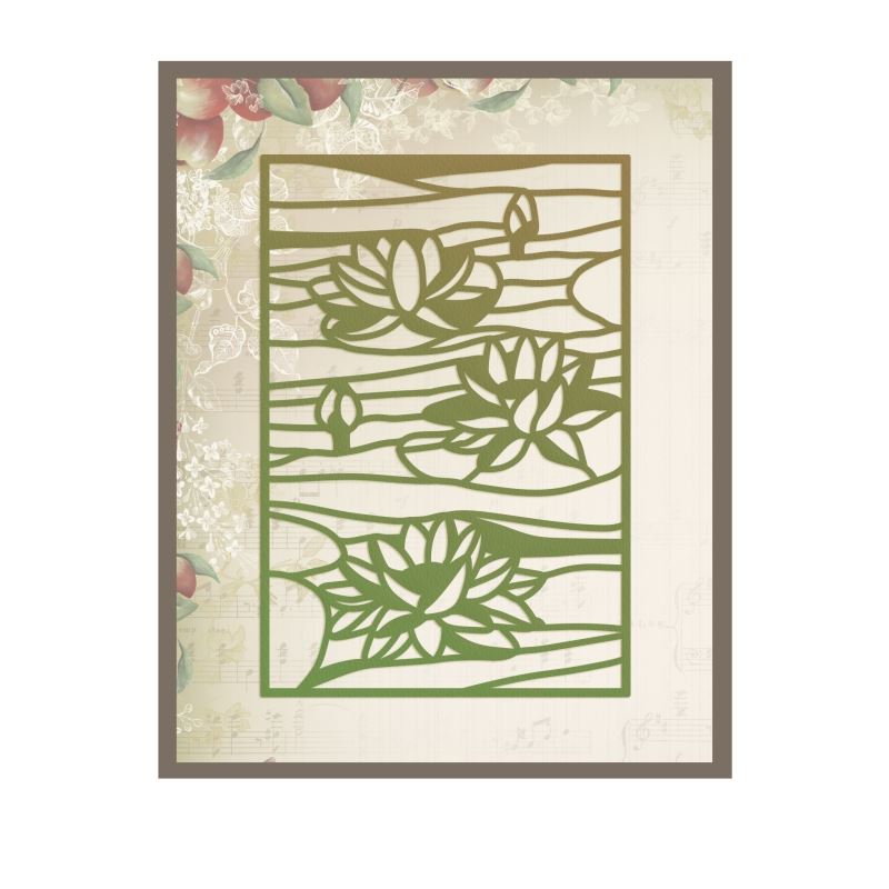 Con Lily Pond Stained Glass