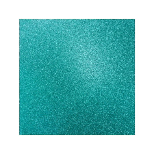 Glitter Cardstock - Lagoon Sold in Packs of 10 Sheets