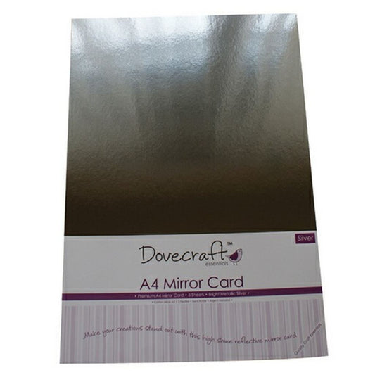 Mirror Card - Silver - 5 pack