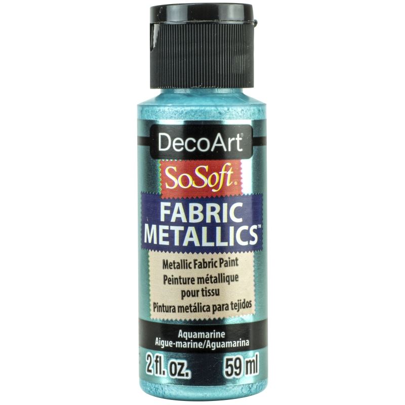 Aquamarine 2oz Fabric Metallics Paint