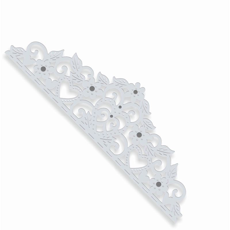 SD Hearts and Flowers Edger Sweet Dixie Cutting Die – Go Craft