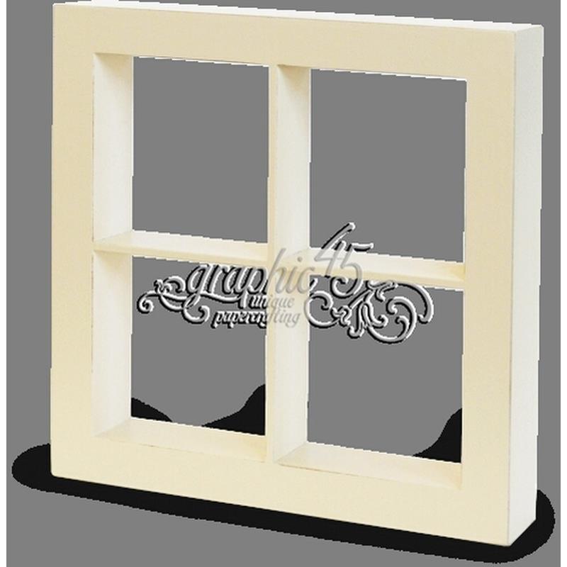 Window Shadow BoxÔøΩIvory Sold in Singles