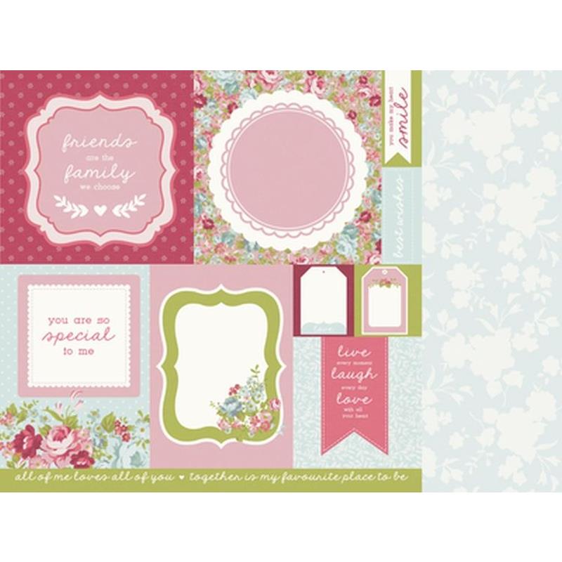 12x12 Scrapbook Paper - Path Sold in Packs of 10 Sheets