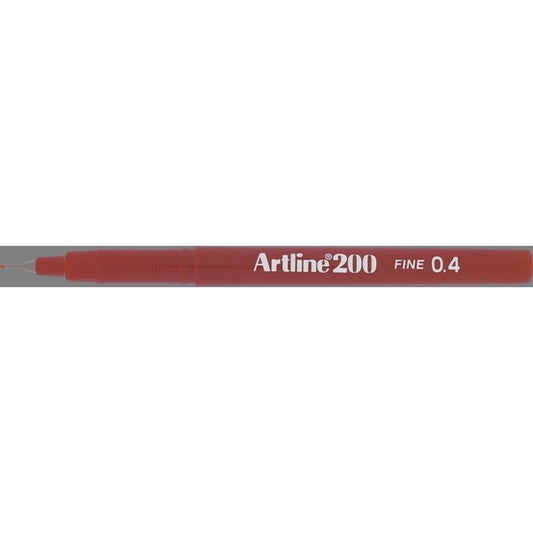 Artline EK200 Brown 0.4 pen Sold in boxes of 12s
