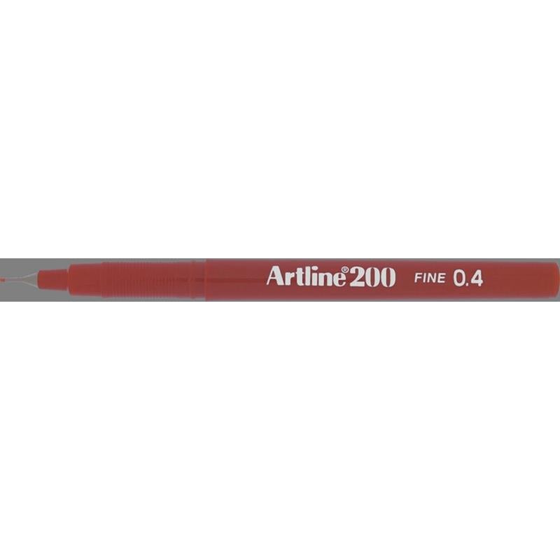 Artline EK200 Brown 0.4 pen Sold in boxes of 12s