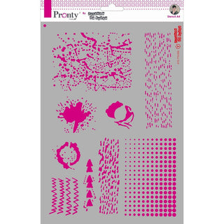 Pronty Crafts Grunge objects A4by Jolanda