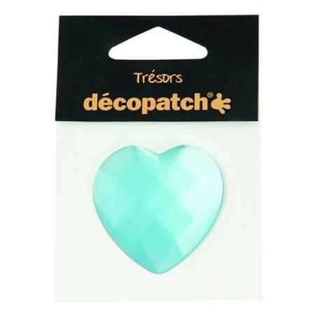 Pack of 1 heart, 4.5cm � Blue