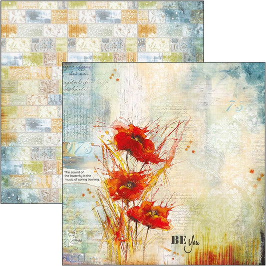 12"x12" Sheets x12 Poppies dance