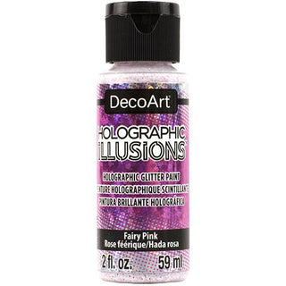 DecoArt Fairy Pink Holographic Illusions -