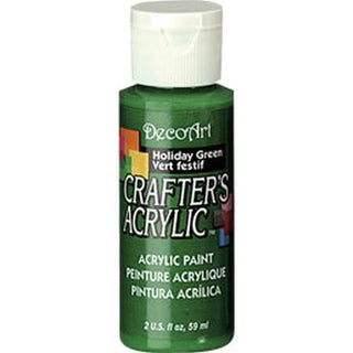 DecoArt Holiday Green Crafters Acrylic  2oz