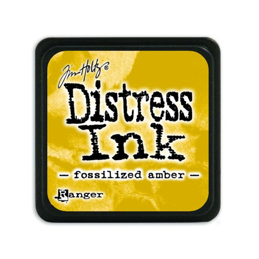 Distress Ink Pad Mini Fossilized Amber