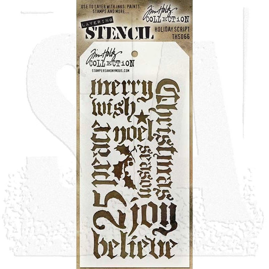 Tim Holtz - Holiday Script