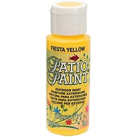 Fiesta Yellow Patio Paint