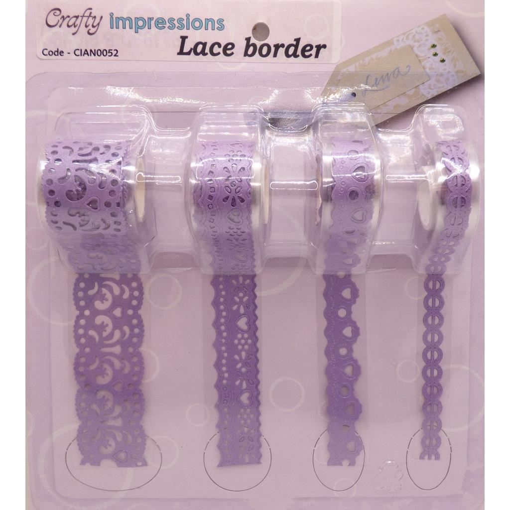 Lace Border Purple